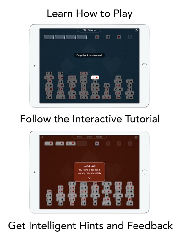 Screenshot #2 for Recell: FreeCell Solitaire