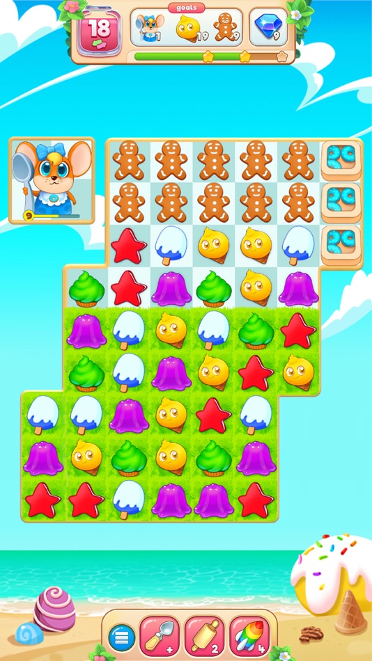 #5. Candy Riddles: Match 3 Puzzle (iOS) 来自: SimmerBits LLC