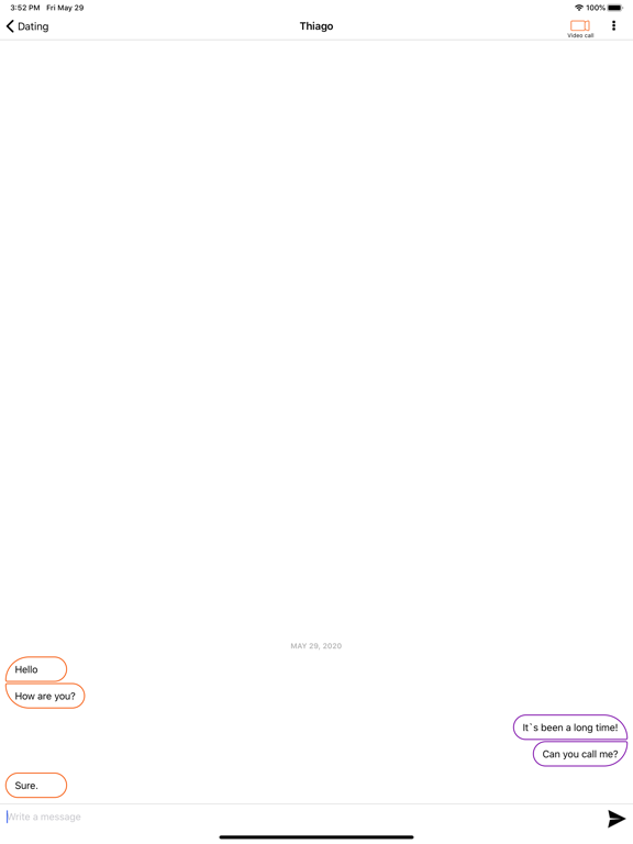 Facet iPad screenshot 5 - Social Networking app