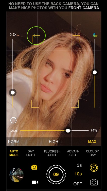 Night Mode Selfie Camera