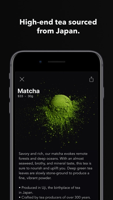 Sencha | Tea iPhone screenshot 1 - Food & Drink app