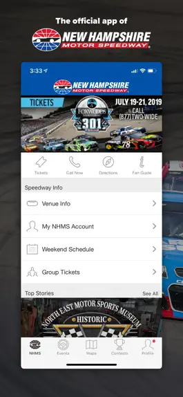 Game screenshot New Hampshire Motor Speedway mod apk