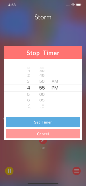‎Storm Rain Sounds Screenshot