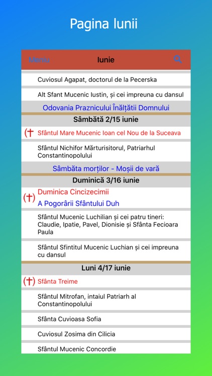 Calendar ortodox de stil vechi screenshot-7