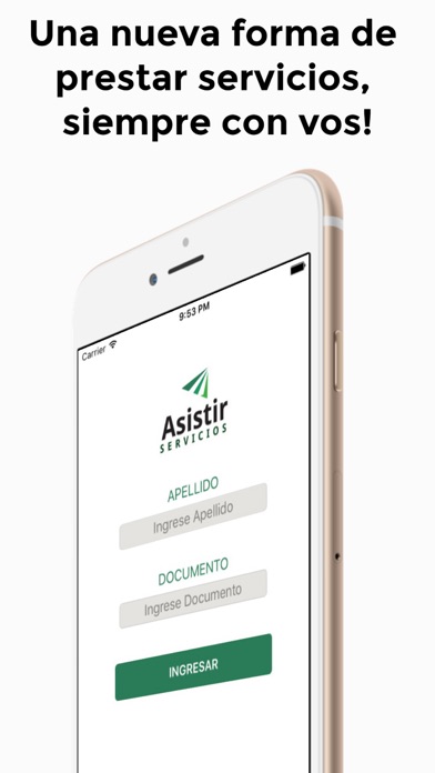 Asistir Servicios Screenshot