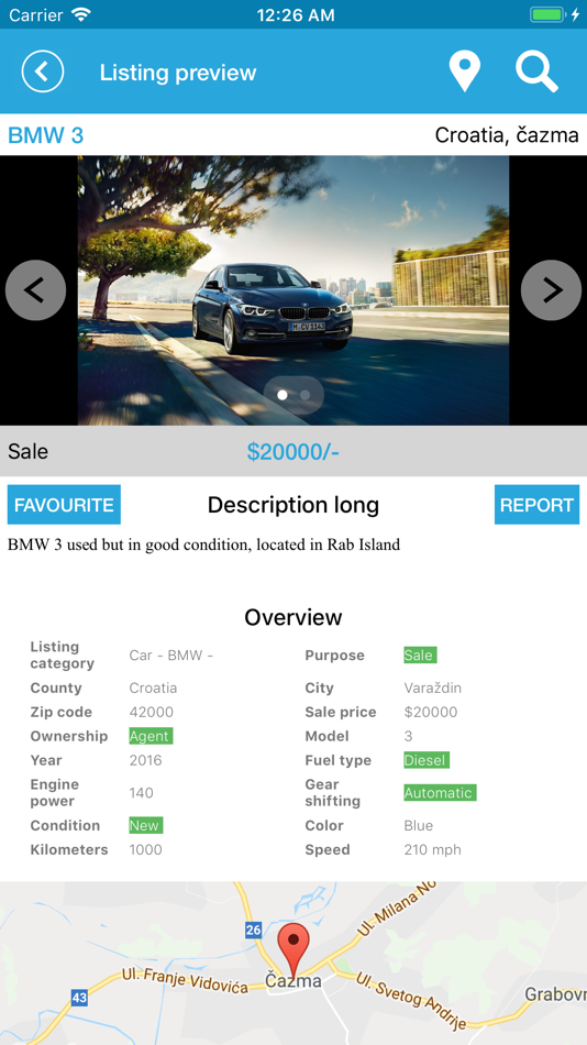 #4. Car Dealer Directory App (iOS) By: Sandi Winter