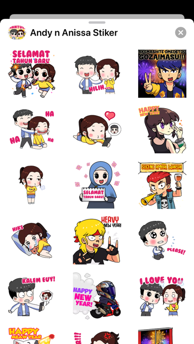 Screenshot #2 pour Andy n Anissa Stiker