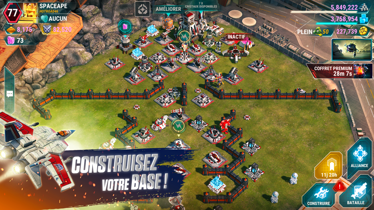 Transformers: Earth Wars iOS Mod IPA screenshot 1 - iOS game interface