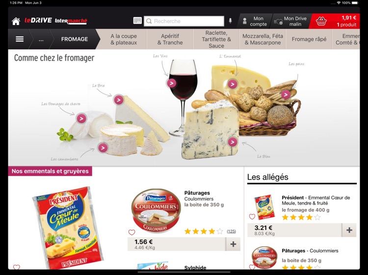 Drive Intermarché pour iPad