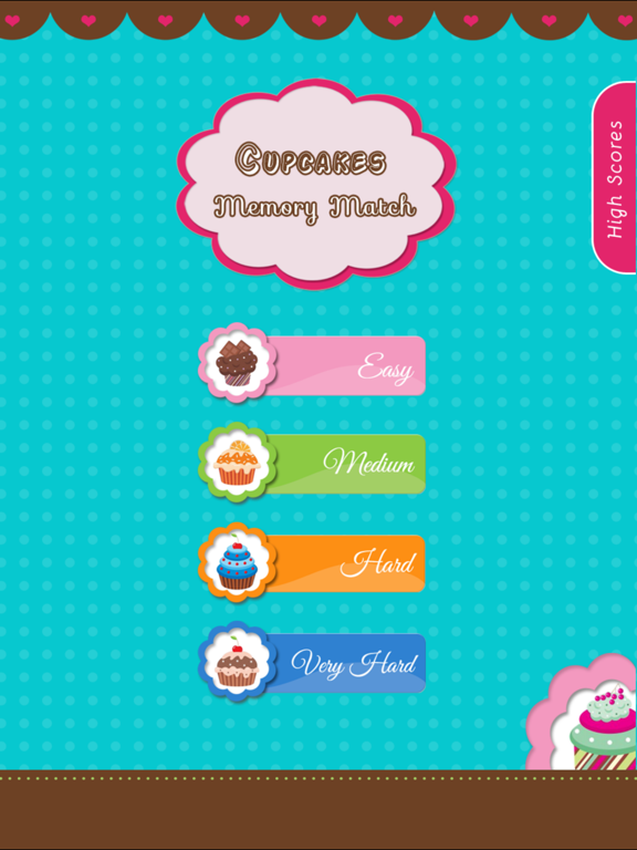 Screenshot #4 pour Jeu de mémoire: cupcakes