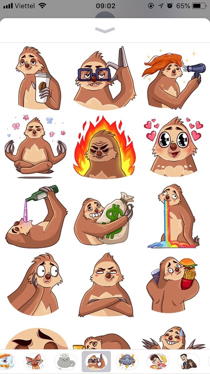 Lazy Bones Emoji Funny Sticker