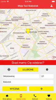 moja taxi białystok iphone screenshot 3