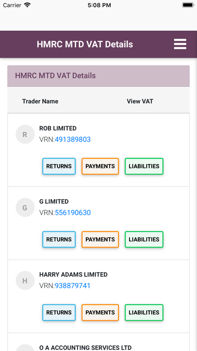Screenshot #3 pour MobileMTDVAT