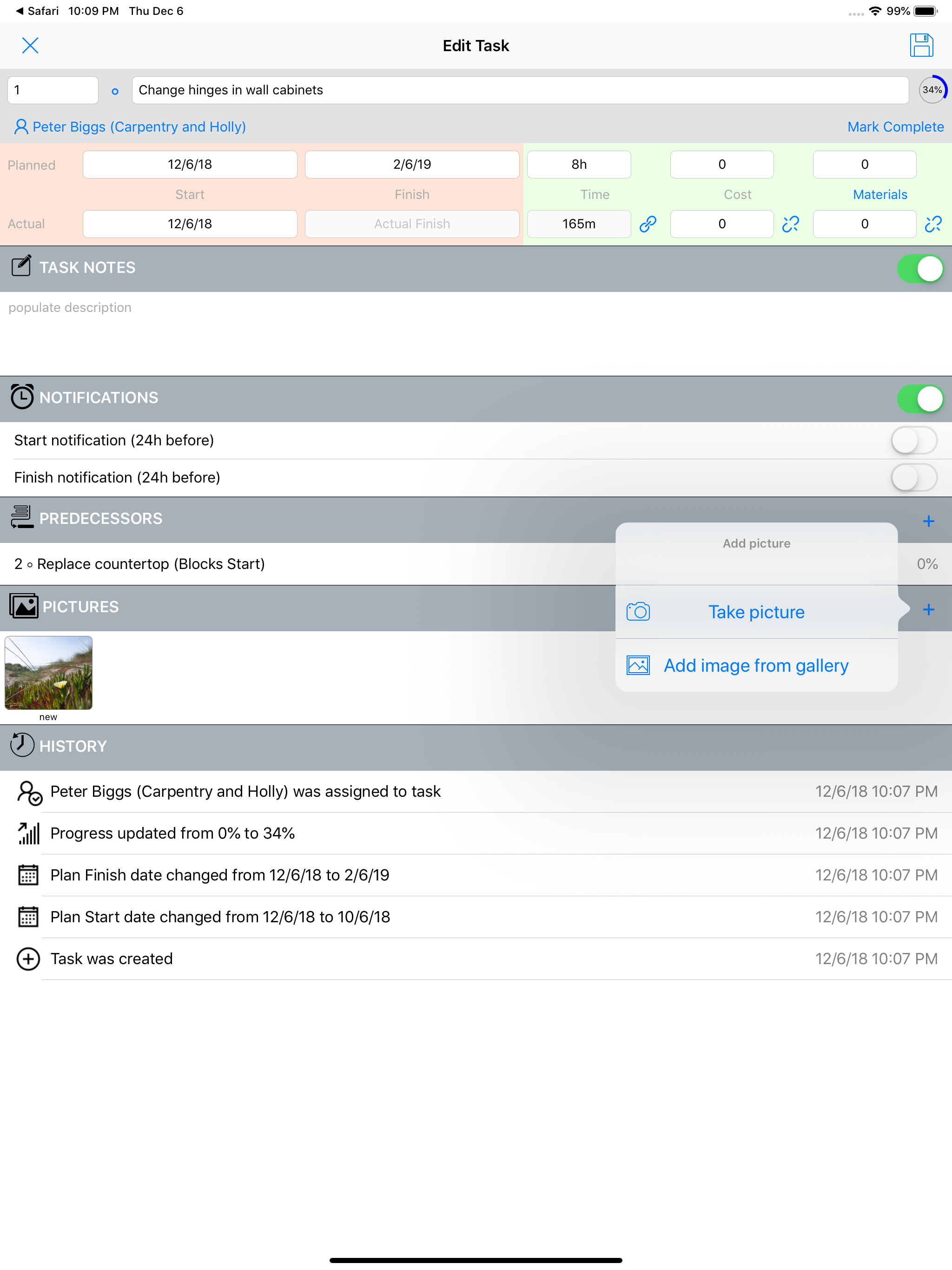 Tasks Wizard