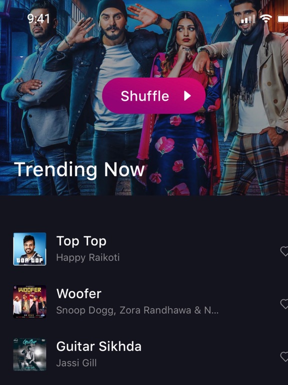 Jamifi iPad screenshot 4 - Music app