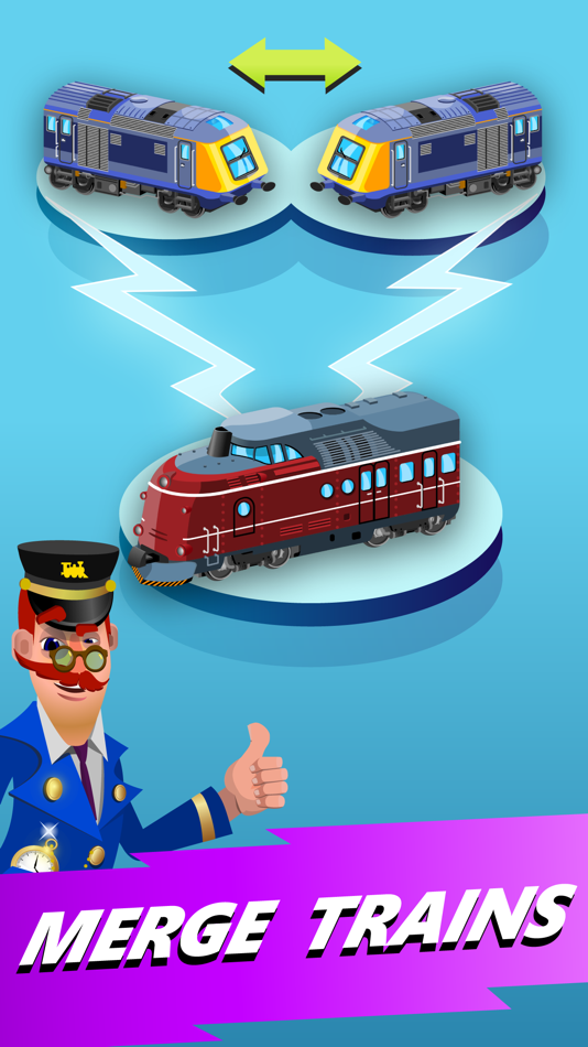 #1. Train Merger (iOS) 来自: No Six Five