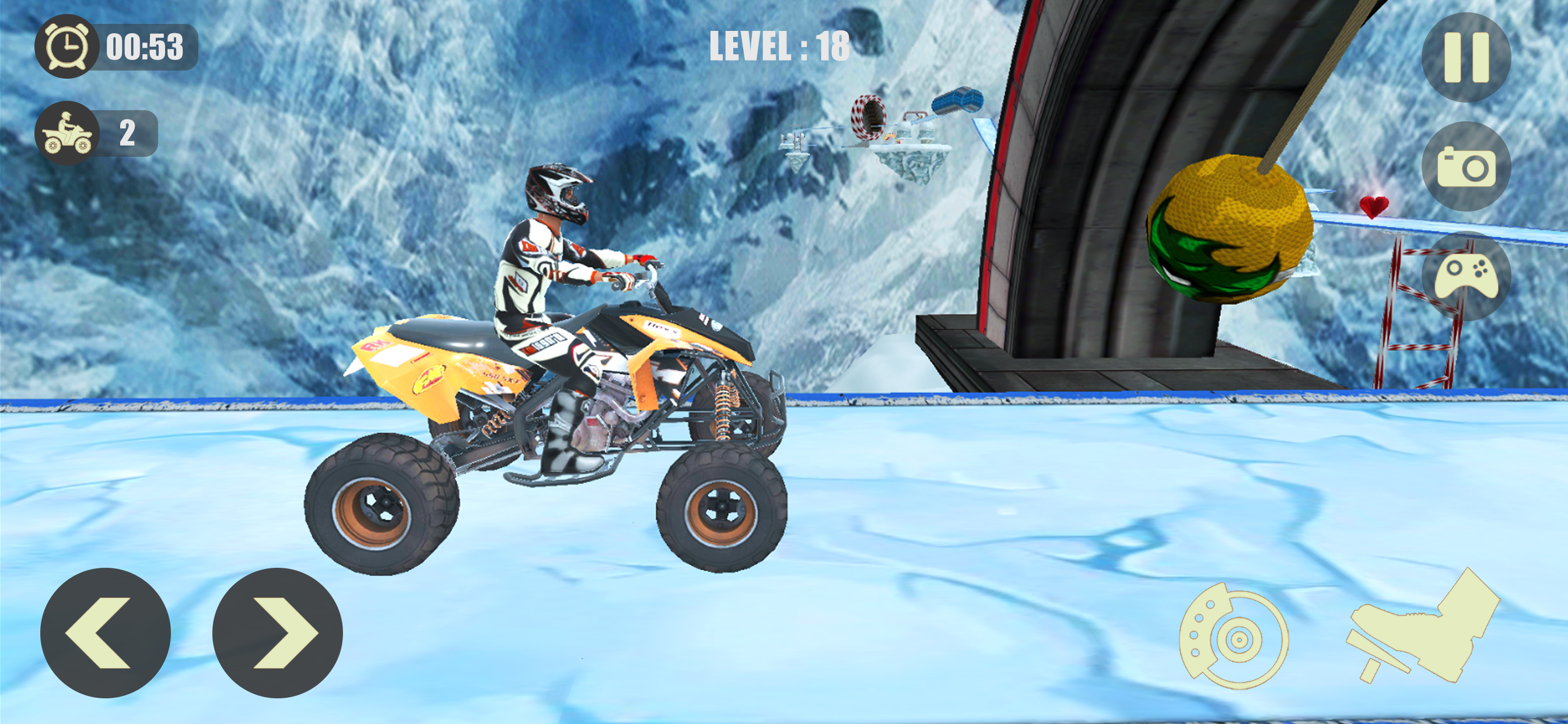 ATV Quad Bike: Mountain Stunts