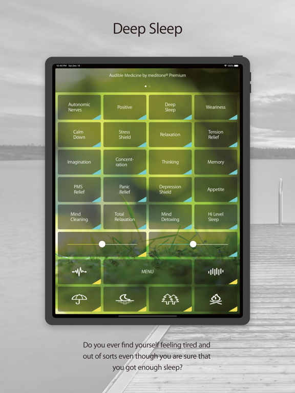 meditone® Vert Premium iPad screenshot 2 - Medical app
