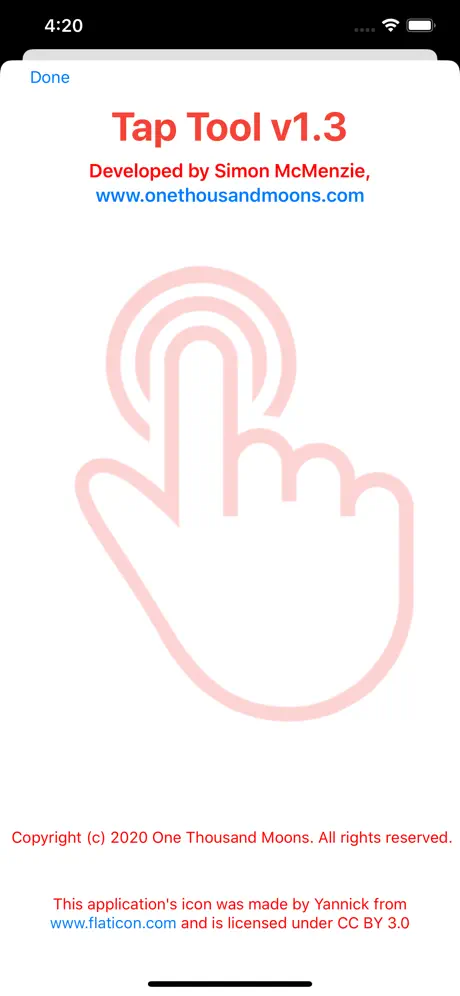 Tap Tool