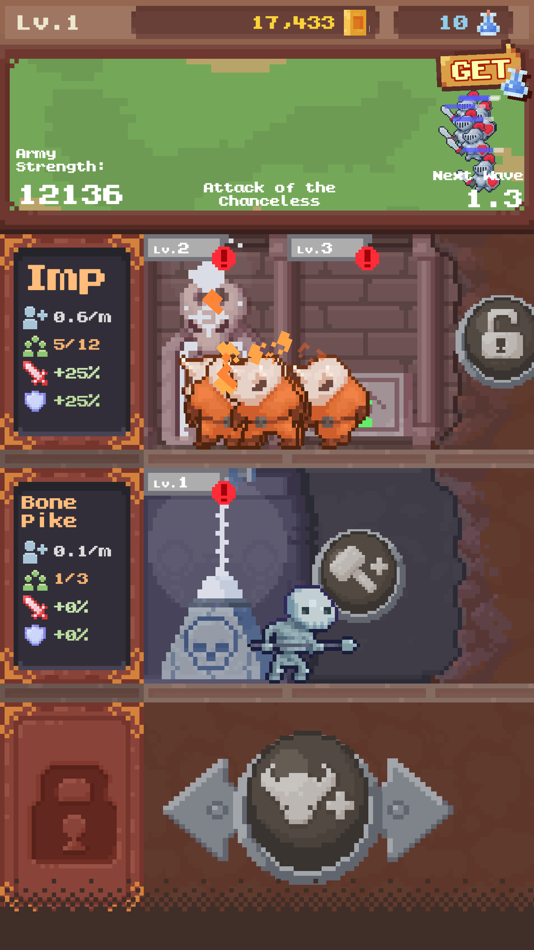 #2. Dungeon Builder Idle (iOS) 由: 5minlab Co., Ltd.