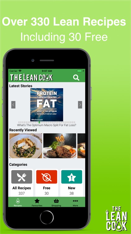 The Lean Cook Healthy Recipes screenshot-0