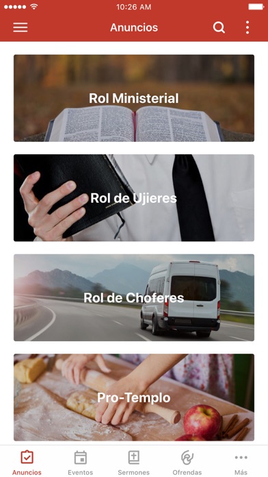 Iglesia Apostoles y Profetas Screenshot