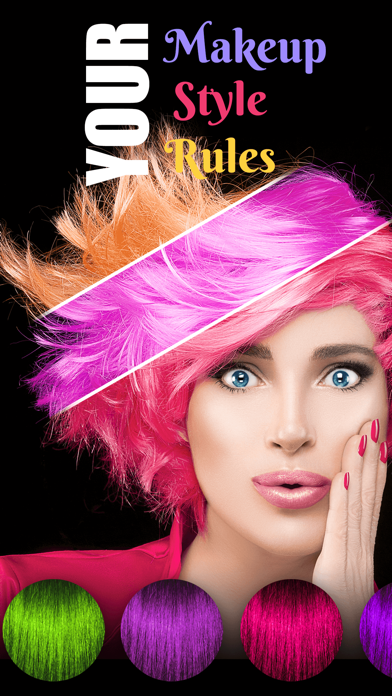 Hair Dyes - Magic Salon Screenshot