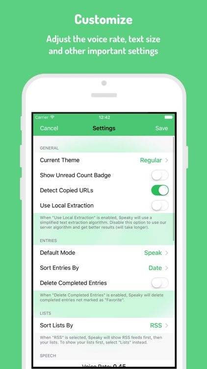 Speaky - Article Voice Reader