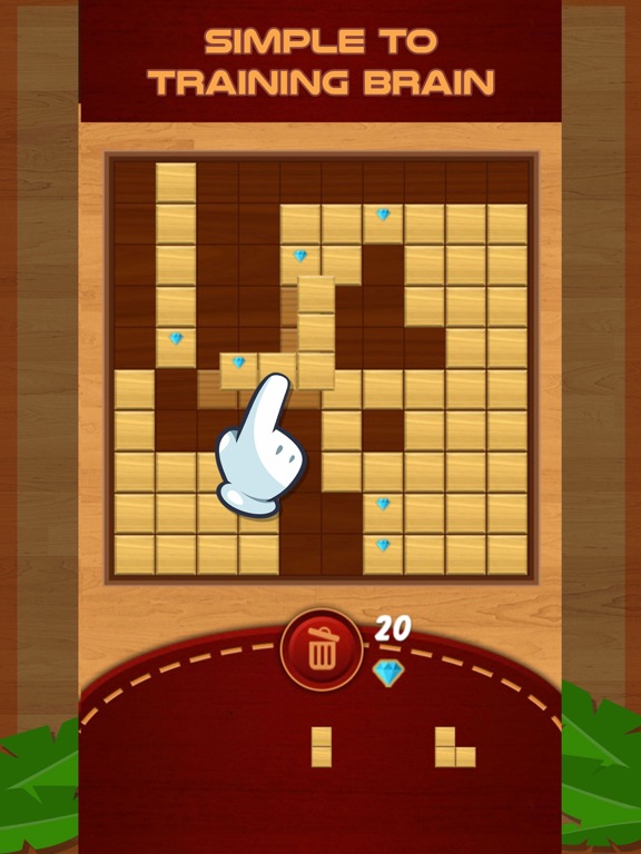 Screenshot #5 pour Bloc Puzzle : Classicque Bois