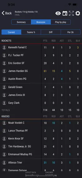 Game screenshot Spoiler-free Basketball Scores apk