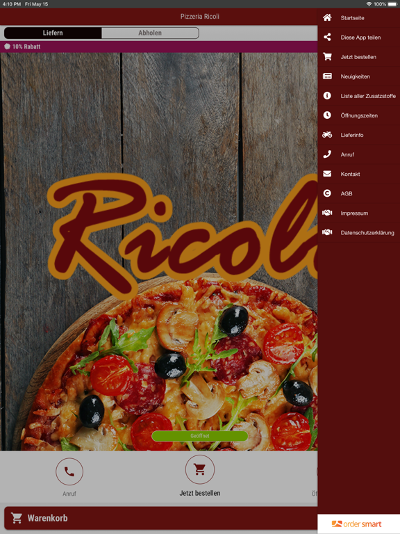 Screenshot #5 pour Pizzeria Ricoli