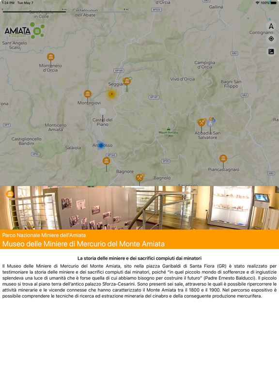 Amiata 4 Stagioni iPad screenshot 7 - Travel app