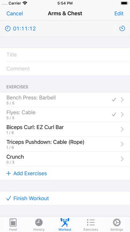Iron - Workout Tracker screenshot-3