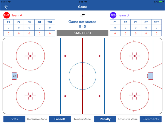 iTrackHockey - Hockey Stats iPad screenshot 4 - Sports app