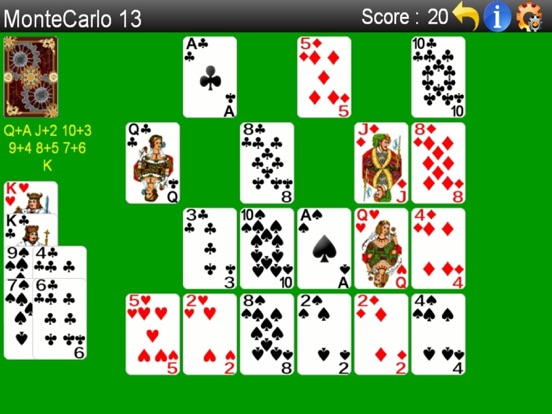 Screenshot #5 pour Monte Carlo Solitaire -- Lite