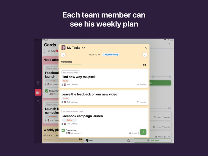 Togezzer.net Work Chat Tasks