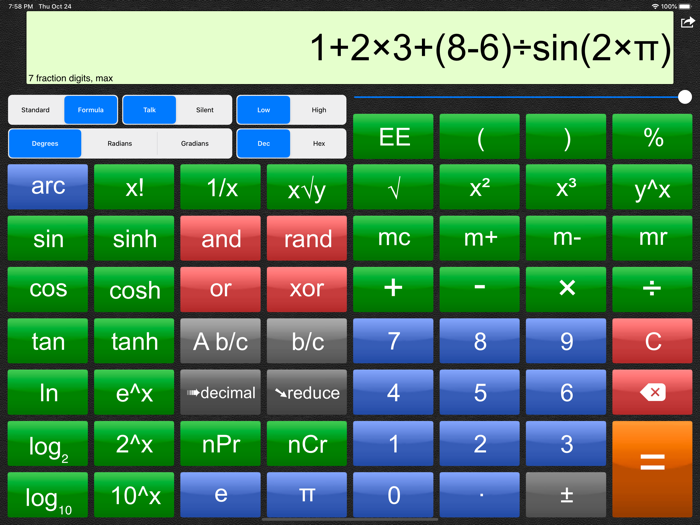 Talking Scientific Calculator