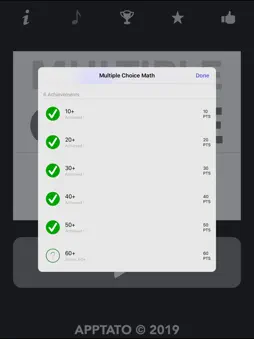 Multiple Choice Math screenshot 12
