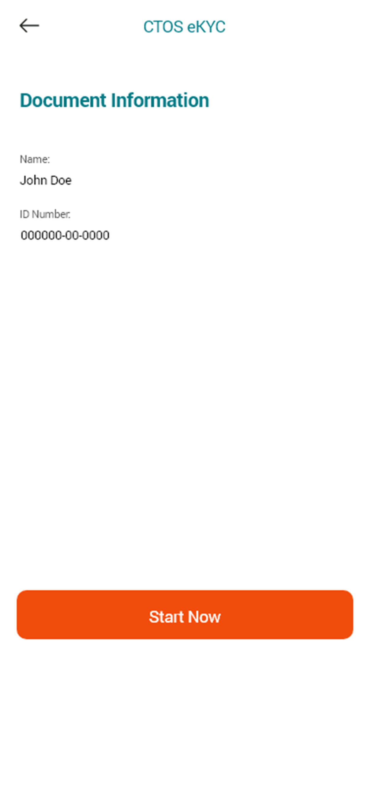 CTOS EKYC Verification