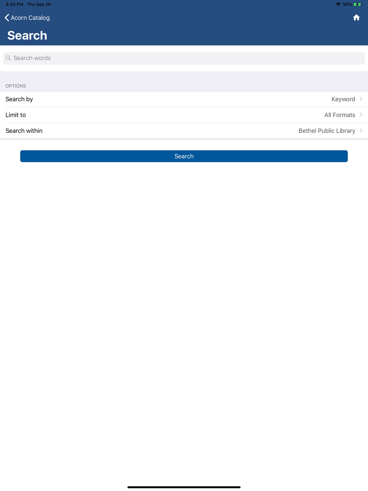 Acorn Catalog ipad screenshot 1