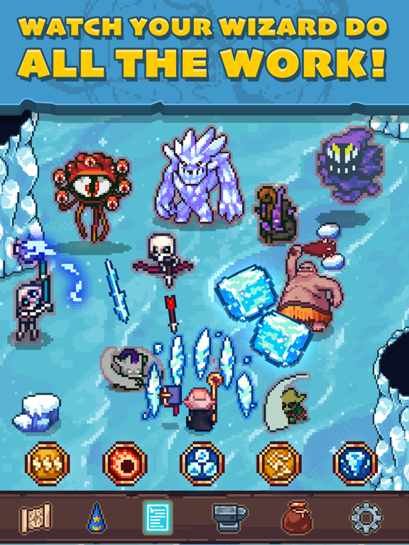 Screenshot #2 for Tap Wizard RPG: Arcane Quest