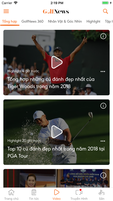 Golf News VN screenshot 4