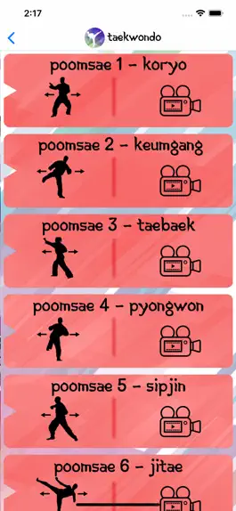 Game screenshot Taekwondo Poomsaes (Pumses) hack