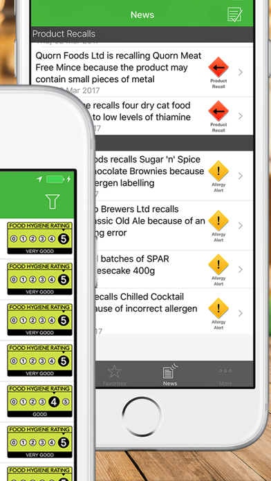 UK Food Hygiene Ratings Screenshot