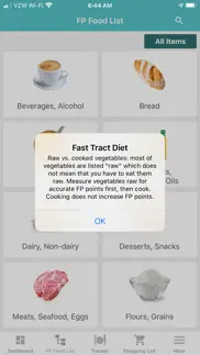 fast tract diet iphone screenshot 2