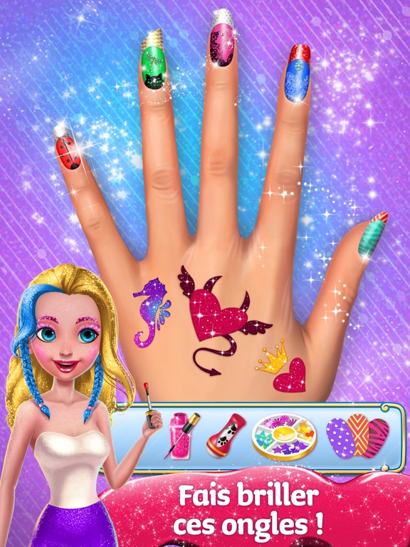 Screenshot #6 pour Salon Maquillage à paillettes