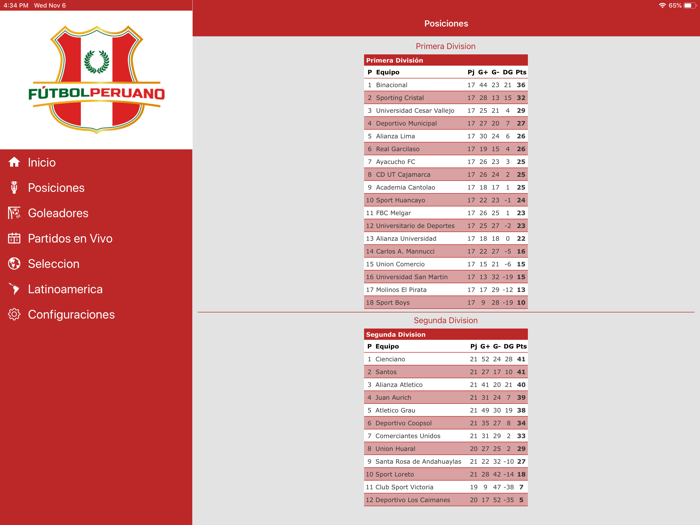 Peruvian soccer live