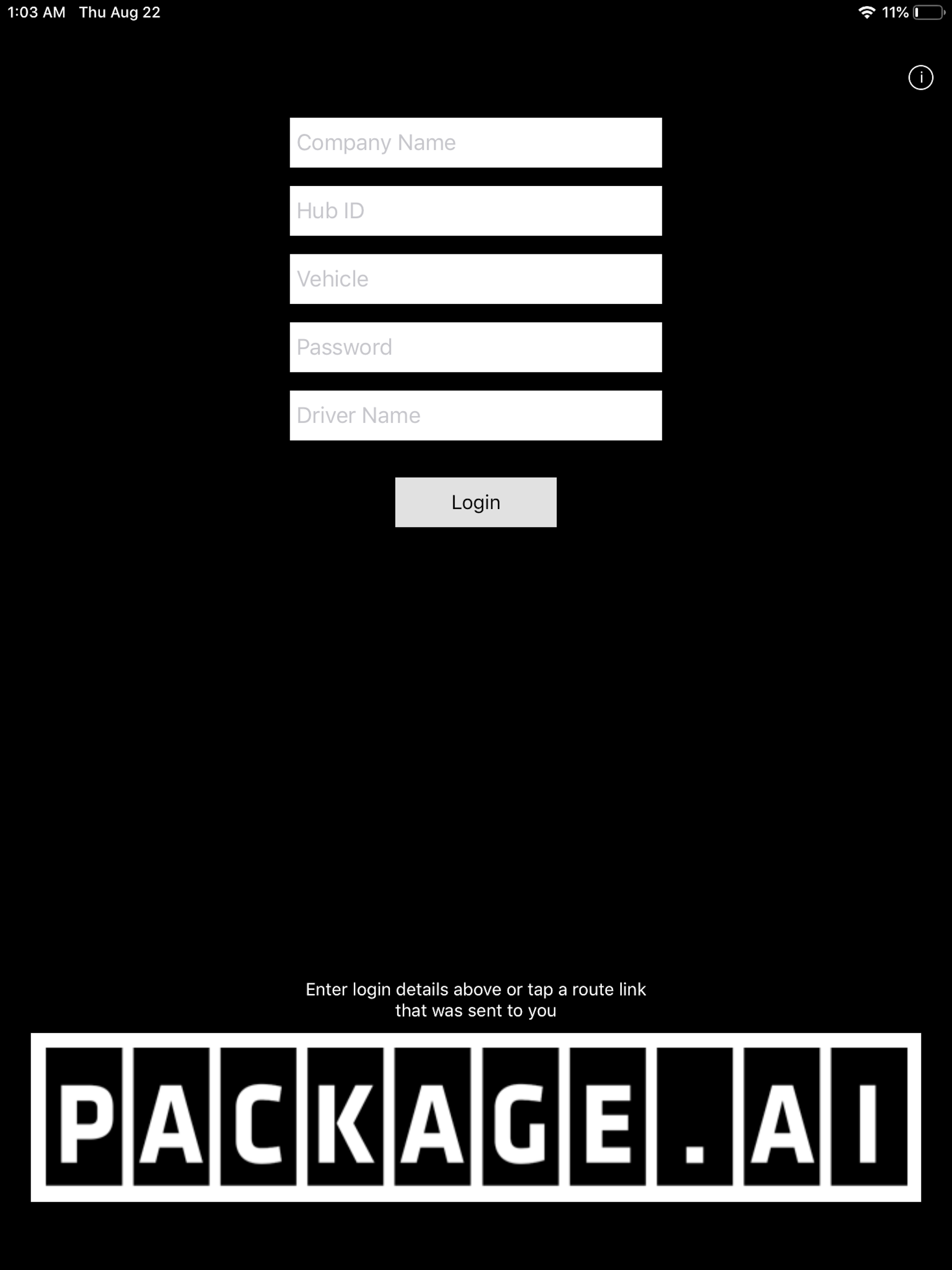 PAI Driver App
