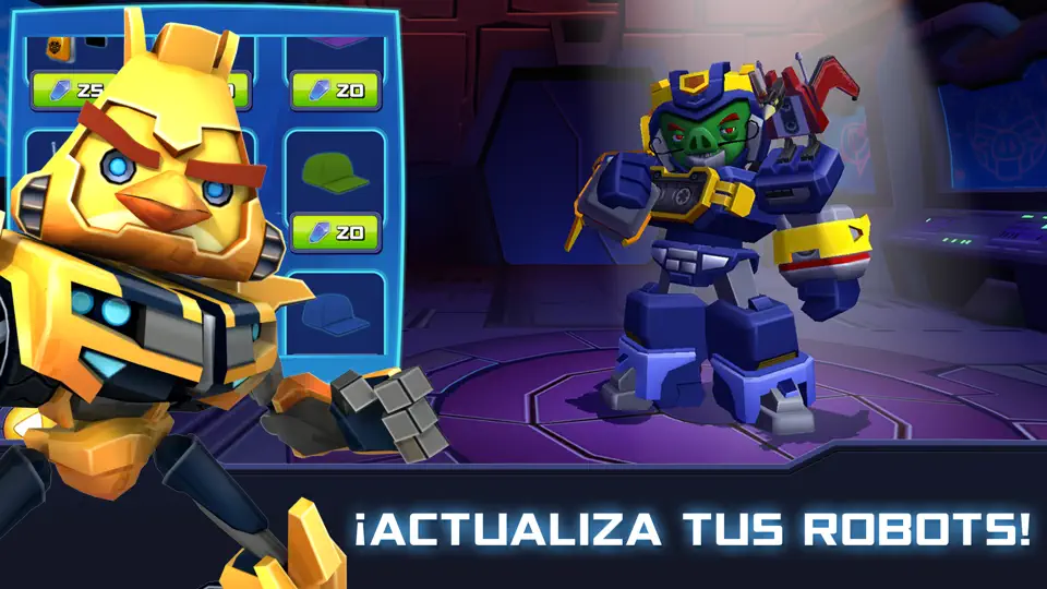 Captura de pantalla de Angry Birds Transformers en iPhone 2