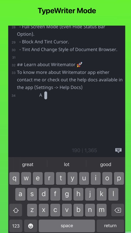 Writemator - Plain Text Editor